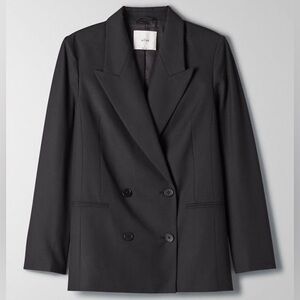 NWT Aritzia Wilfred Toledo Blazer in Black Noir | Size XS